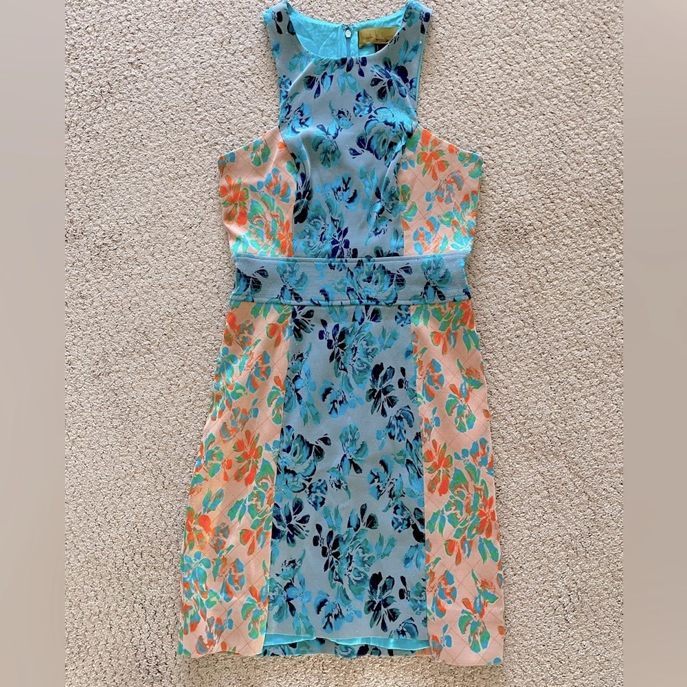 Nicole miller designer silk boutique dress